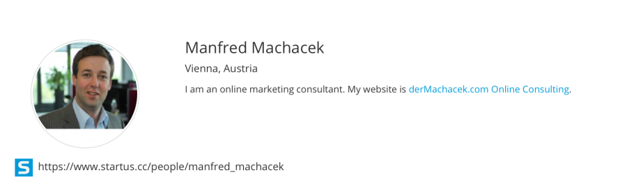 Manfred Machacek StartUs