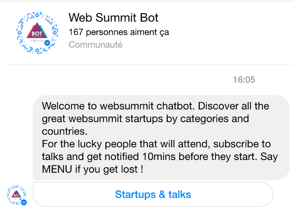 Web Summit Chatbot Review