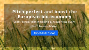 The Matchmaking & Networking For The Bio-Economy To Take Place November 7