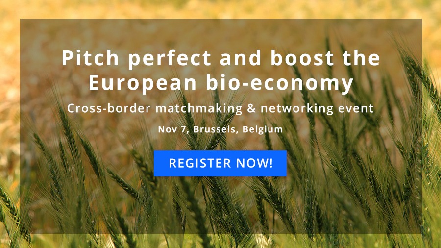 The Matchmaking & Networking For The Bio-Economy To Take Place November 7
