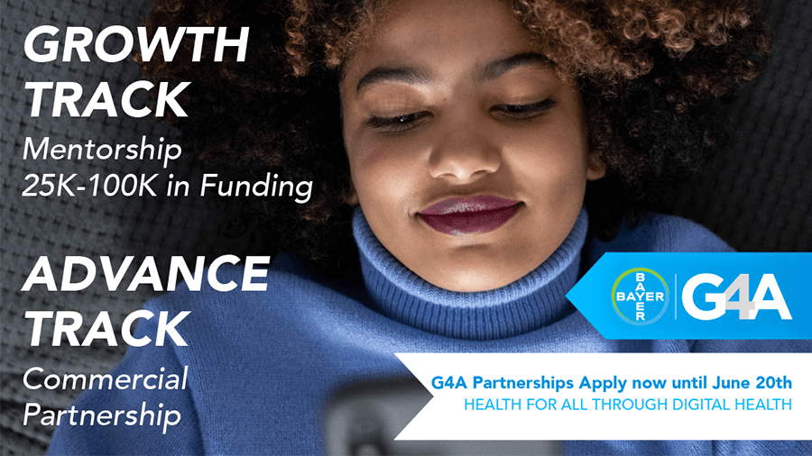 Final Call for Digital Health Companies: Applications for Bayer G4A Partnerships close June 20!
