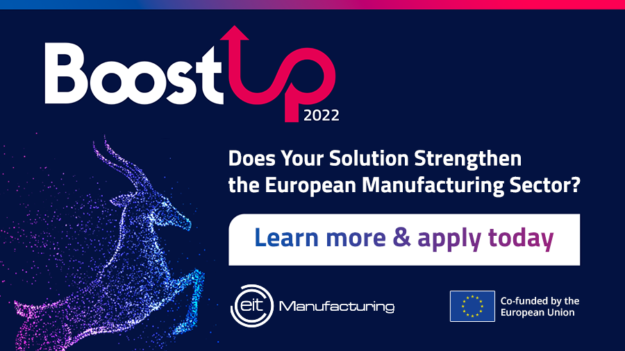 EIT Manufacturing BoosUp! 2022 Startup Competition